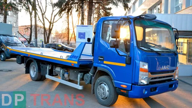 Эвакуатор со сдвижной платформой