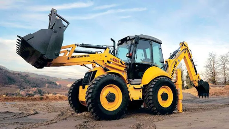 Экскаватор с фронтальным погрузчиком NEW HOLLAND