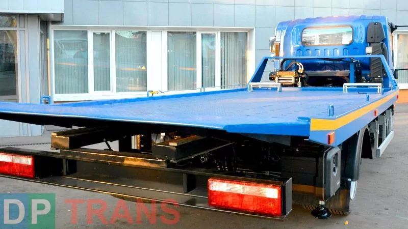 Эвакуатор со сдвижной платформой