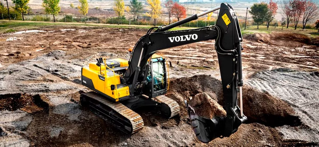 фото экскаватор Вольво 240