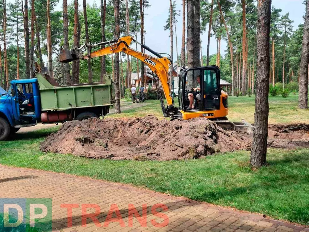 jcb погрузка мусора