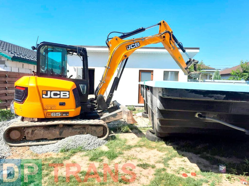 работа погрузчика JCB